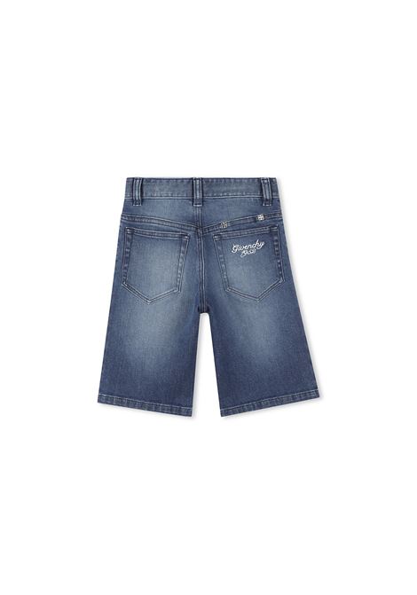 Jeans In Denim Blu Con Stampa GIVENCHY KIDS | H30721Z10